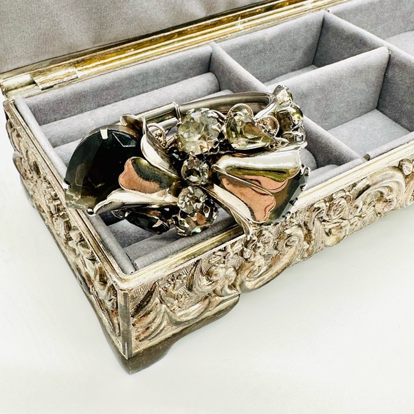 🔥 RARE VINTAGE Crystal Deco Bracelet - Picture 11 of 17